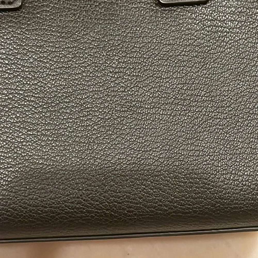 Michael Kors Avril Small leather Top-Zip Satchel Black
